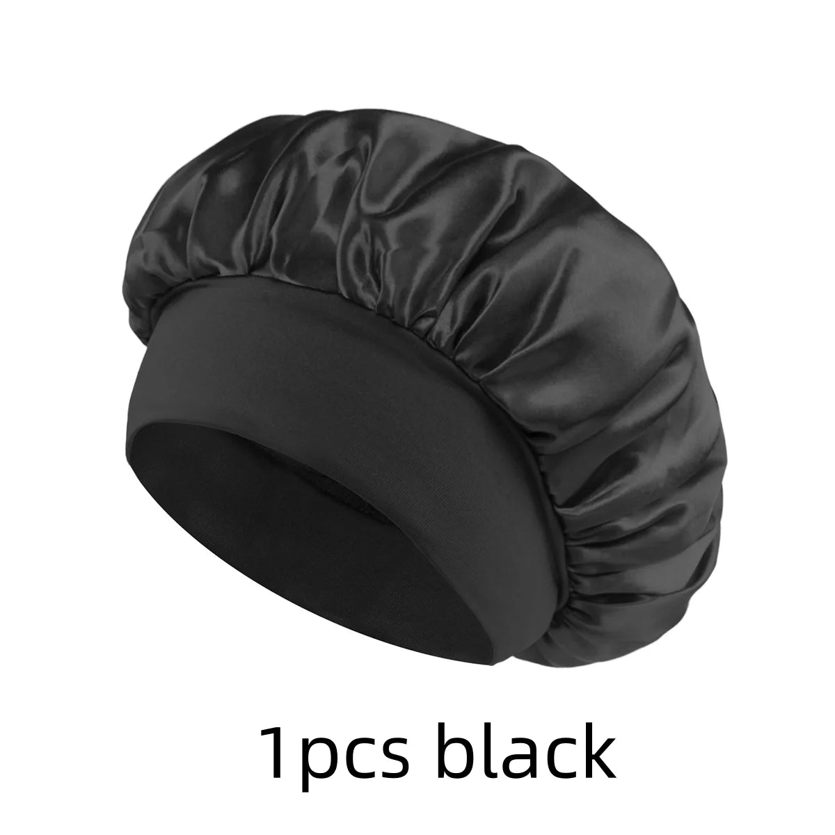 Satin Sleep Bonnet for Natural Curly Hair – Women's Silk Cap