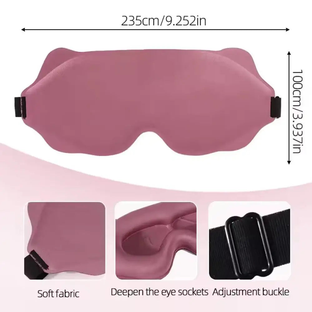 SWANS 3D Blackout Sleep Mask – Soft Eye Mask for Travel Sleep Eye Mask SWANS
