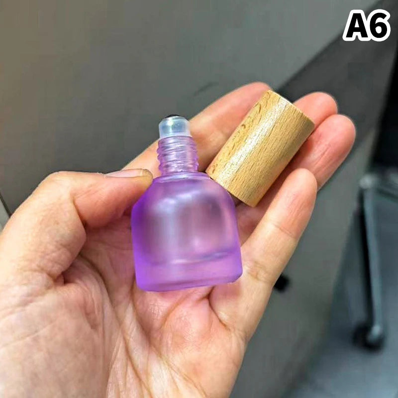 10ml Glass Roller Bottle – Essential Oil & Perfume Roll-On Vial Roller Bottle SWANS Purple