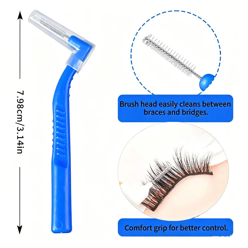 SWANS L-Type Interdental Brushes – Soft Bristle 10-Pack Interdental Brush SWANS