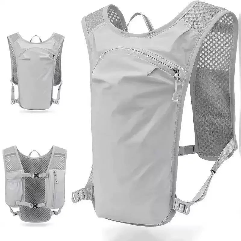 Breathable Hydration Vest Backpack – Hiking, Cycling & Running Hydration Vest Backpack SWANS GRAY COLOR