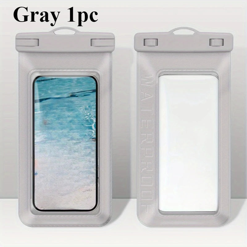 SWANS Waterproof Phone Bag – Swimming Diving Pouch Waterproof Phone Pouch SWANS Gray 1pc