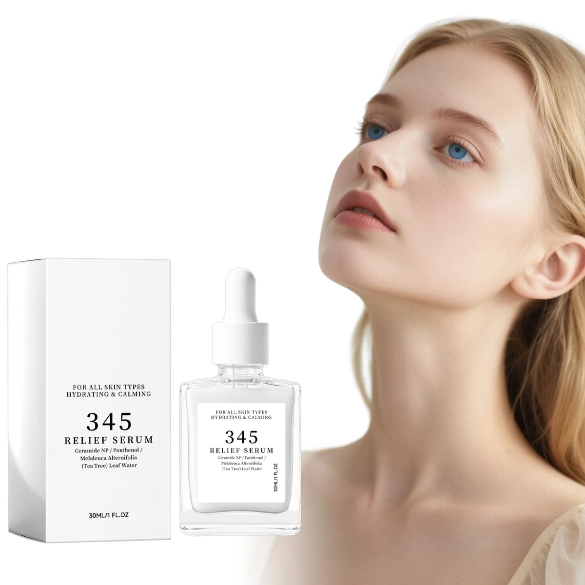 345 Relief Serum – Hydrating Barrier Repair & Brightening Face Serum SWANS