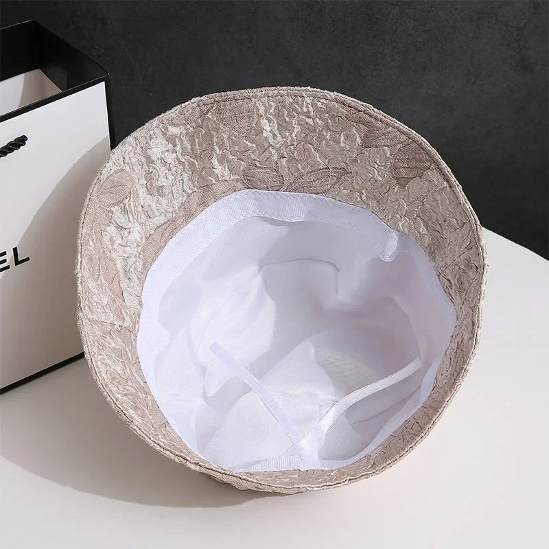 FAITOLAGI Japanese Pleated Bucket Hat – Women's Sun Hat Women's Bucket Hat SWANS
