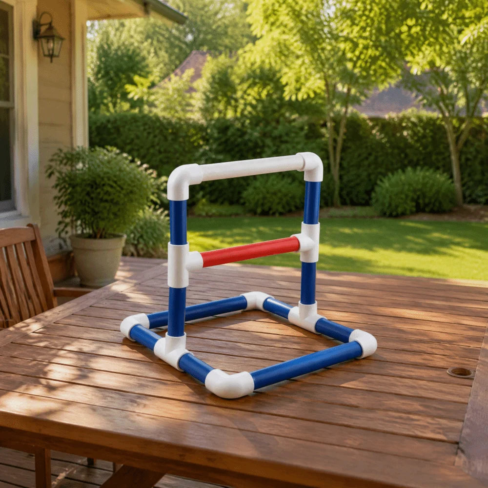 Tabletop Parrot Play Stand – PVC Bird Perch, Swing & Tray Bird Play Stand SWANS