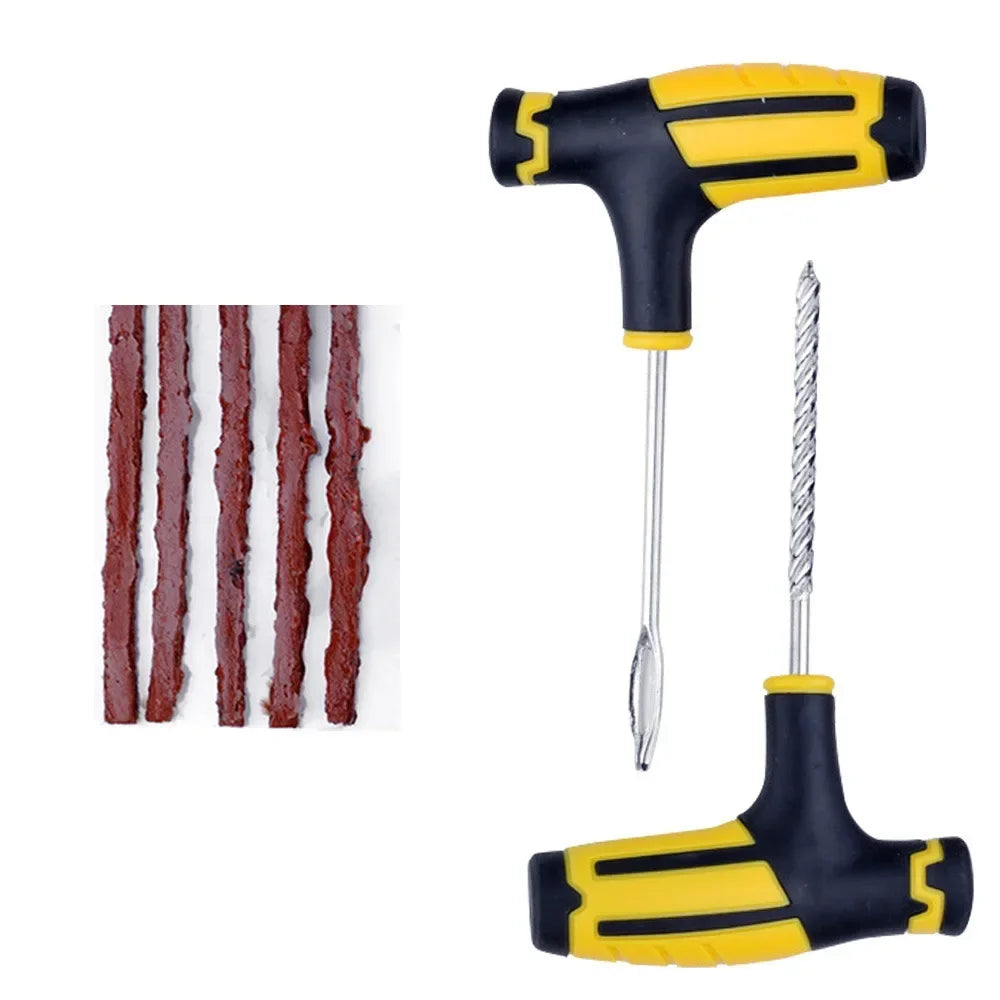 Tubeless Tire Repair Kit – T-Handle Plug Tools for Car & Motorcycle Tire Repair Kit SWANS Tools-5pcs