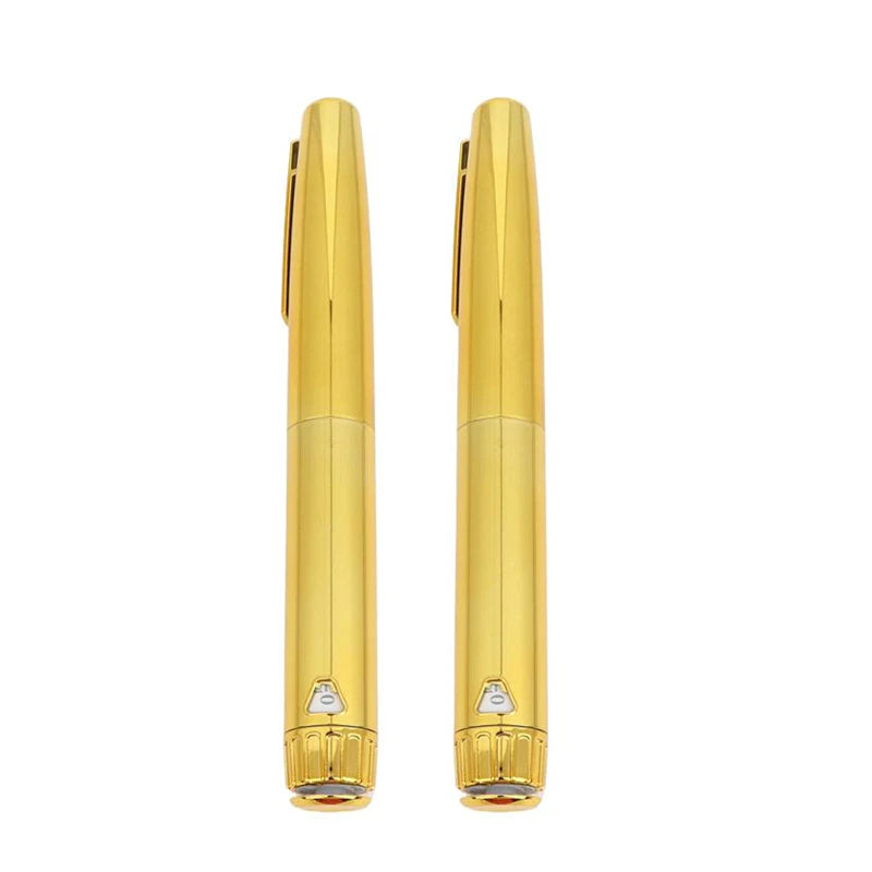 YOVIP Metal Reusable V4 Injection Pen – Adjustable 3ml Cassette Reusable Injection Pen SWANS Gold 2Pcs