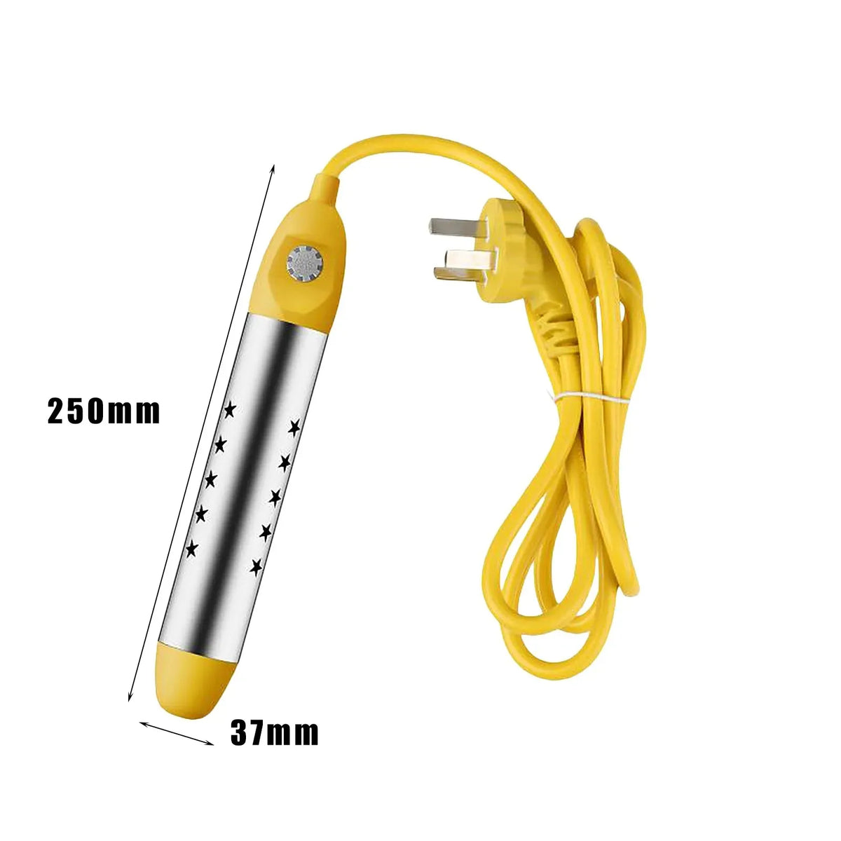 YTYIN 1500W/2500W Portable Immersion Pool Water Heater Immersion Water Heater SWANS Yellow 220VAU