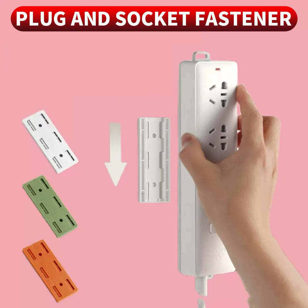 Self-Adhesive Power Strip Holder – No-Drill Wall Mount Power Strip Holder SWANS