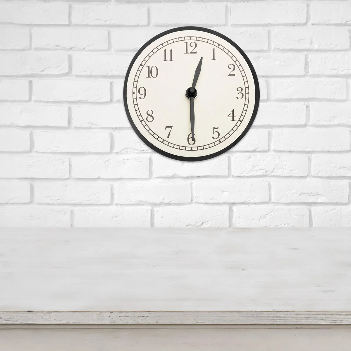 12-Inch Wide Plastic Wall Clock Frame Shell Replacement Border Clock Frame SWANS Default Title