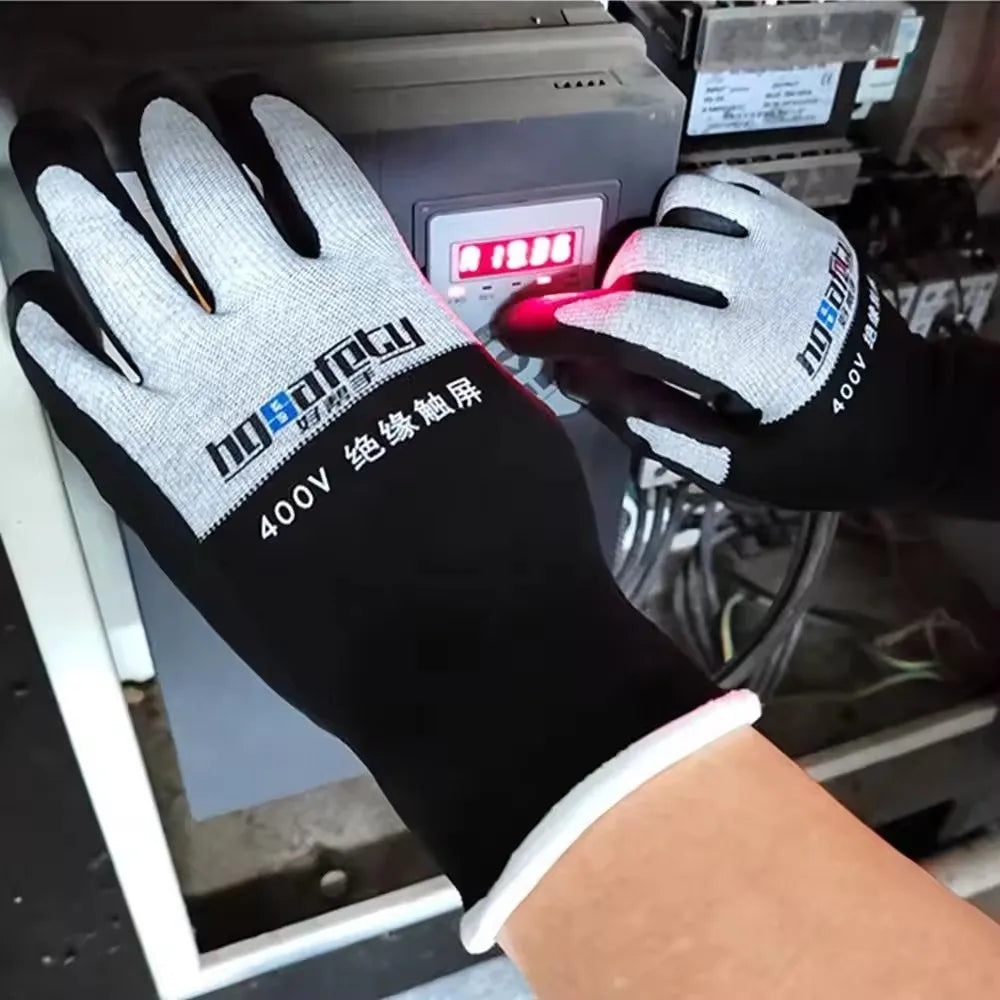 Ultrathin Electrician Insulating Gloves 400V/500V Touch Screen Insulating Safety Gloves SWANS
