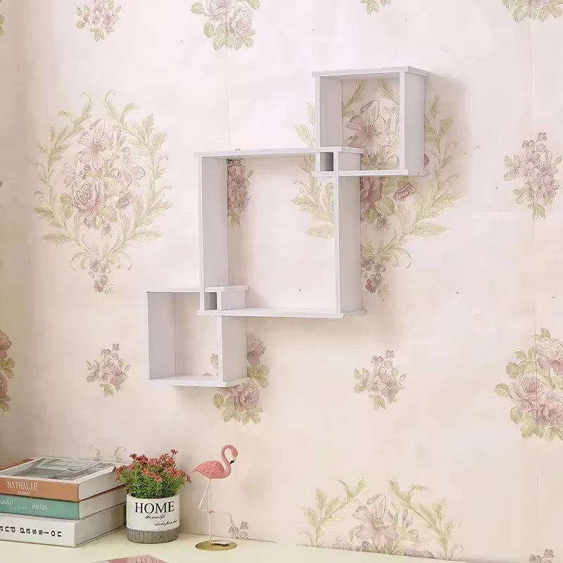 Wall-Mounted Hanging Shelf – Living Room Storage Rack Wall Storage Shelf SWANS