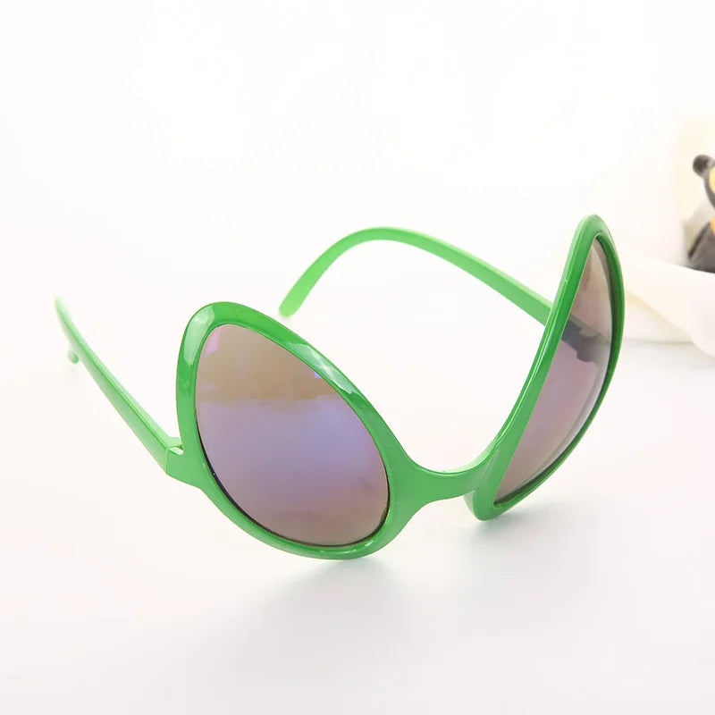 KLASSNUM Alien Party Sunglasses – Rainbow UV Novelty Eyewear Novelty Party Sunglasses SWANS