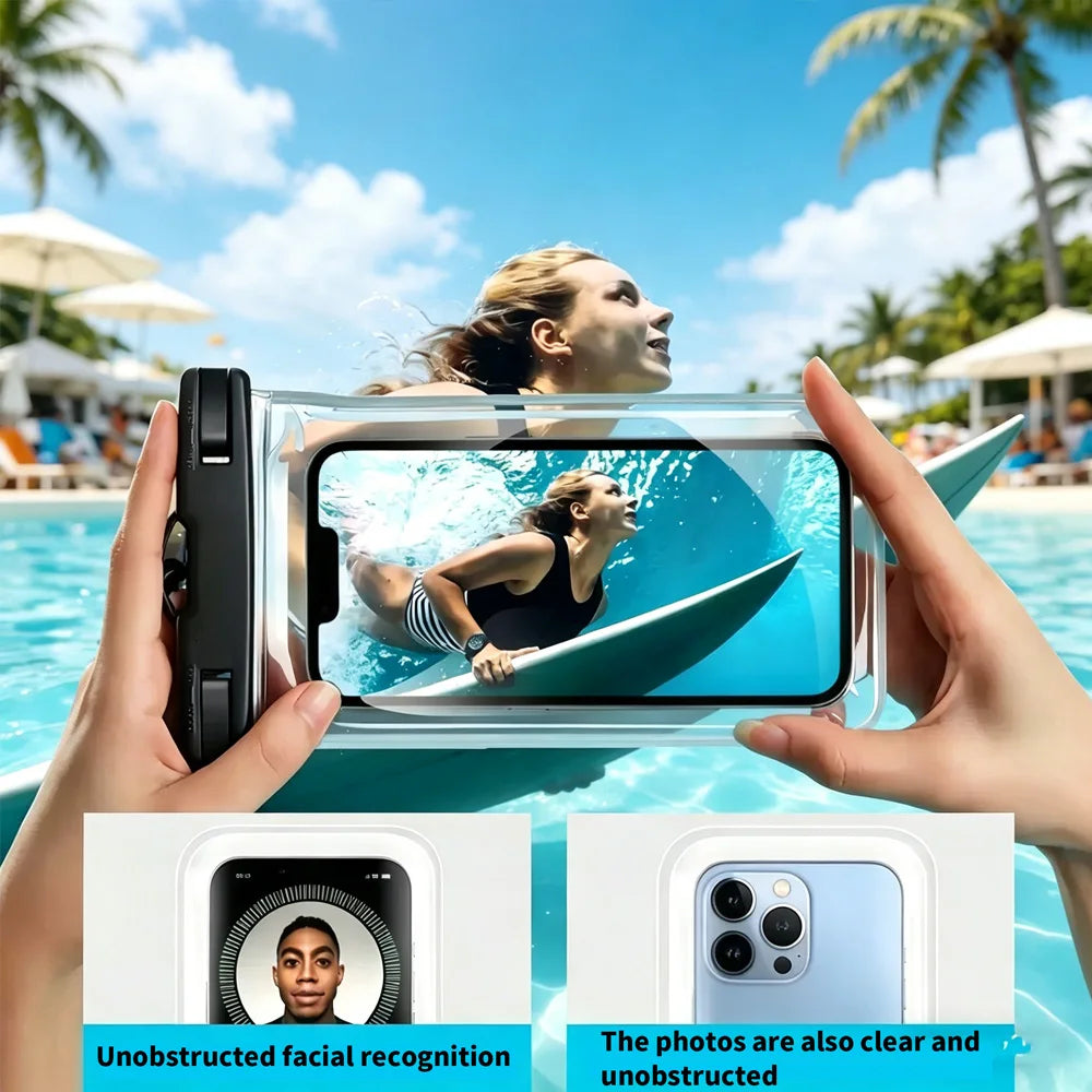 Floating Airbag Waterproof Phone Pouch with Lanyard Waterproof Phone Pouch SWANS