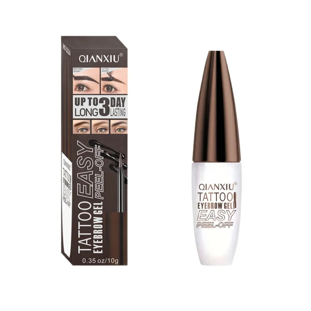 Waterproof Semi-Permanent Eyebrow Tattoo Gel – 3-Day Wear Eyebrow Tattoo Gel SWANS