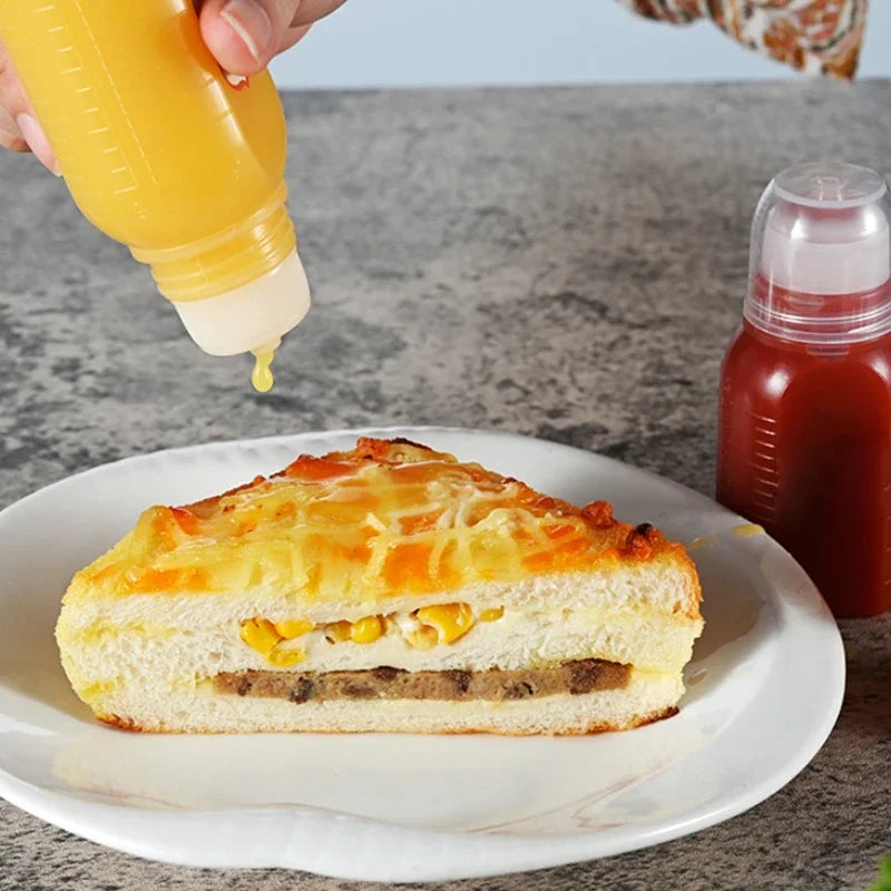 Mini Squeeze Bottles 30/60/100ml – Sauce & Condiment Container Condiment Squeeze Bottle SWANS