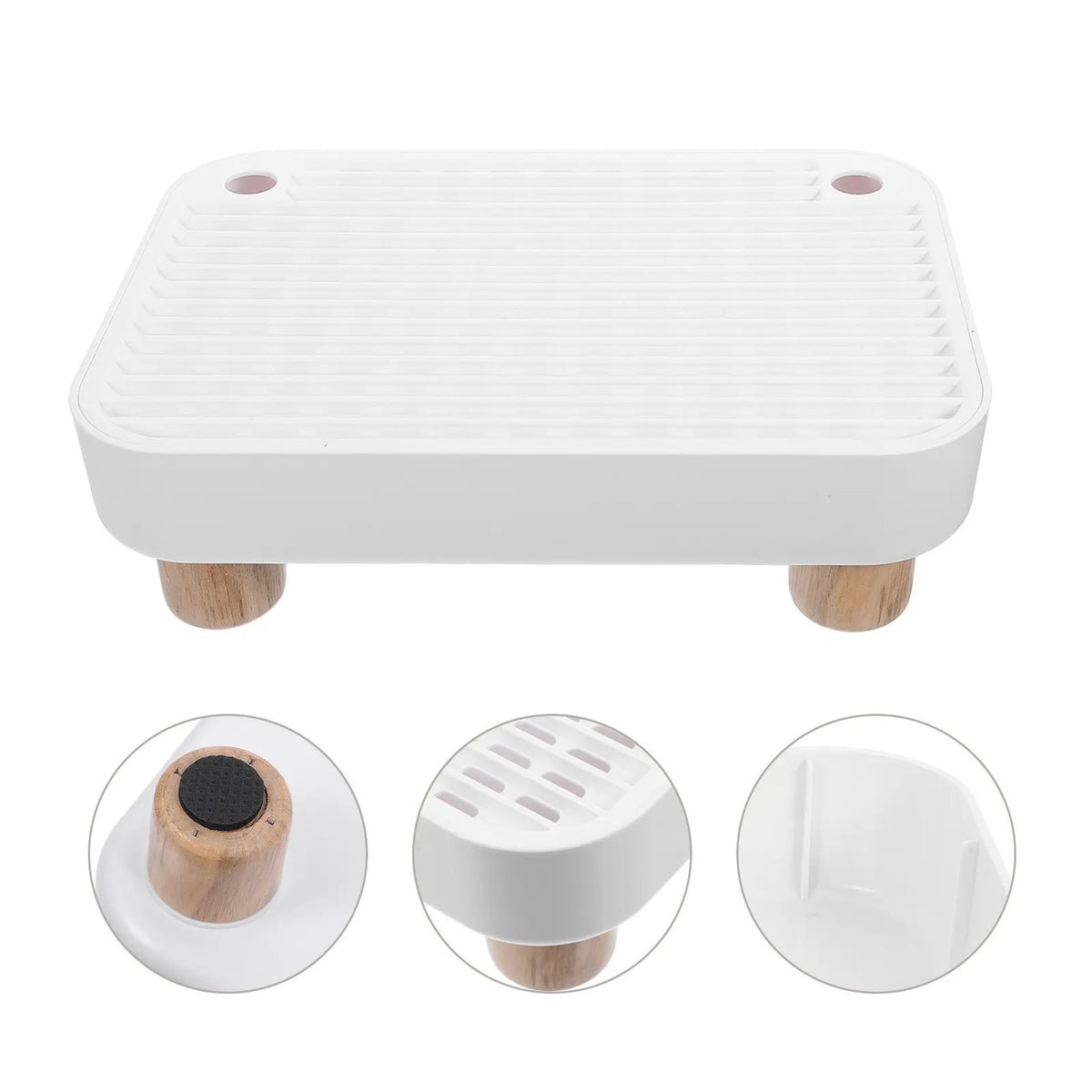 Cat Litter Box Ramp Step – Elevated Litter Catcher Platform Cat Litter Accessory SWANS