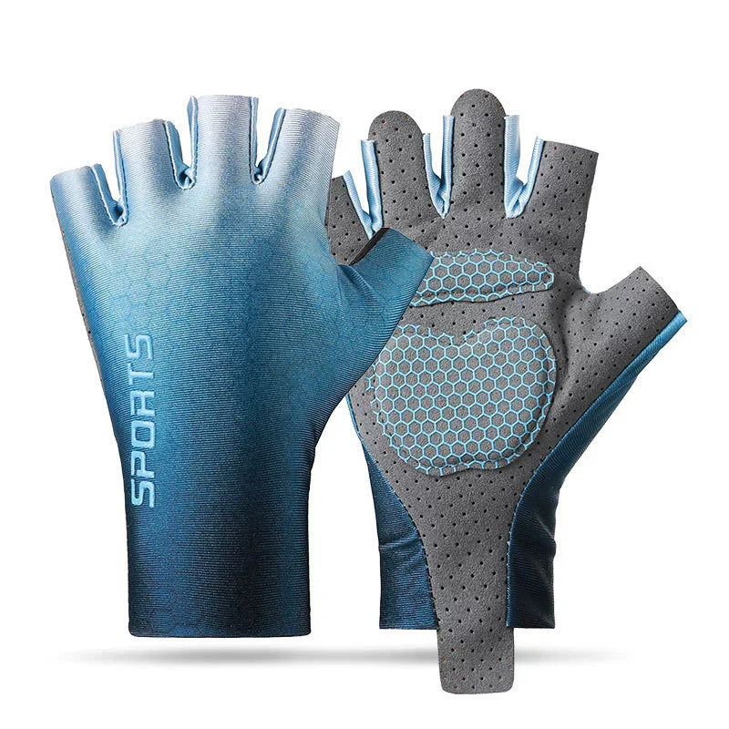 SWANS Kids Anti-Slip Cycling Gloves – Boys & Girls Outdoor Kids Cycling Gloves SWANS Blue2 M