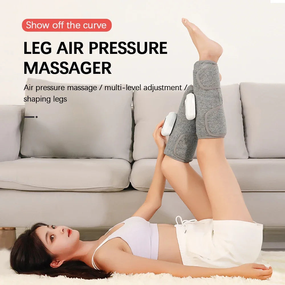 SWANS Wireless Air Compression Leg Massager – 3 Modes 360° Air Compression Massager SWANS