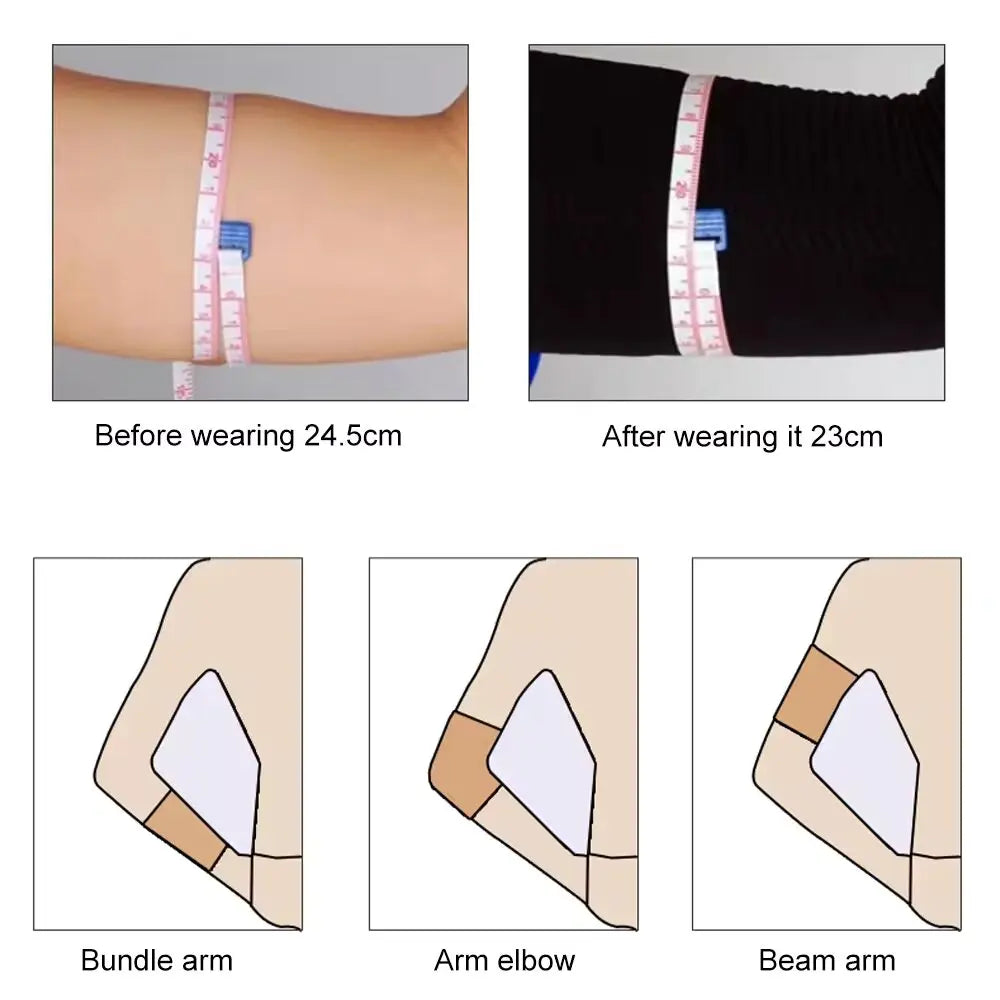 Upper Arm Compression Sleeves – Women's Workout Arm Shapers Arm Compression Sleeve SWANS