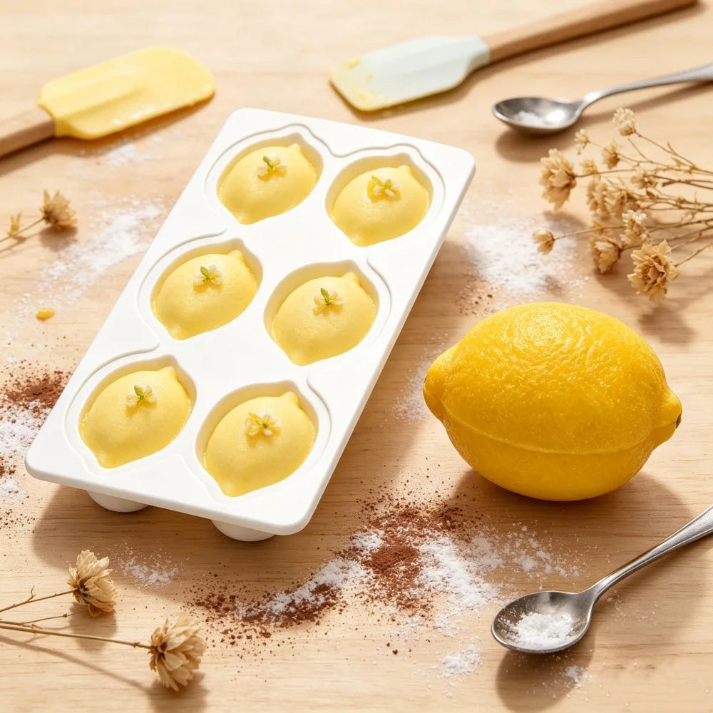 SWANS 3D Lemon Silicone Mold – Mousse, Cake & Dessert Baking Silicone Baking Mold SWANS