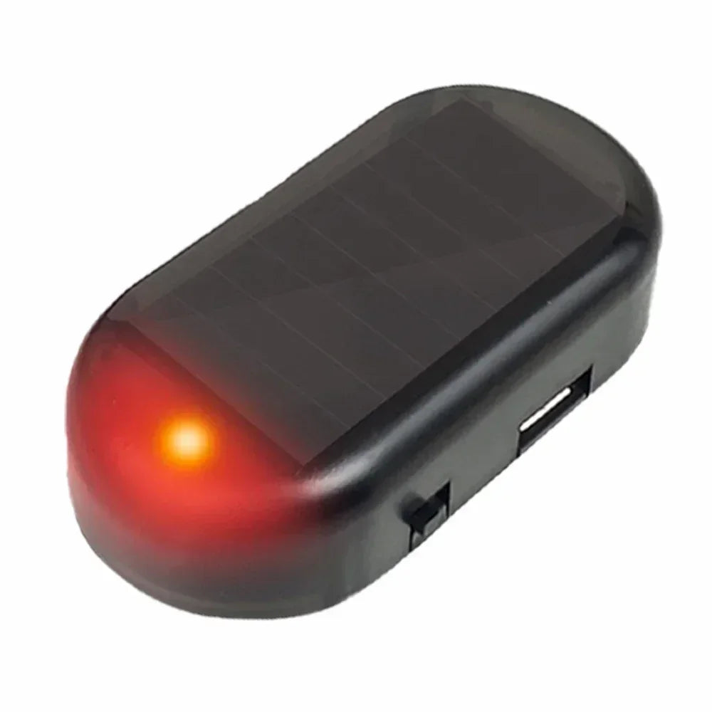 Solar Dummy Car Alarm LED Flashing Security Light – HVIERO Dummy Alarm Light SWANS Red