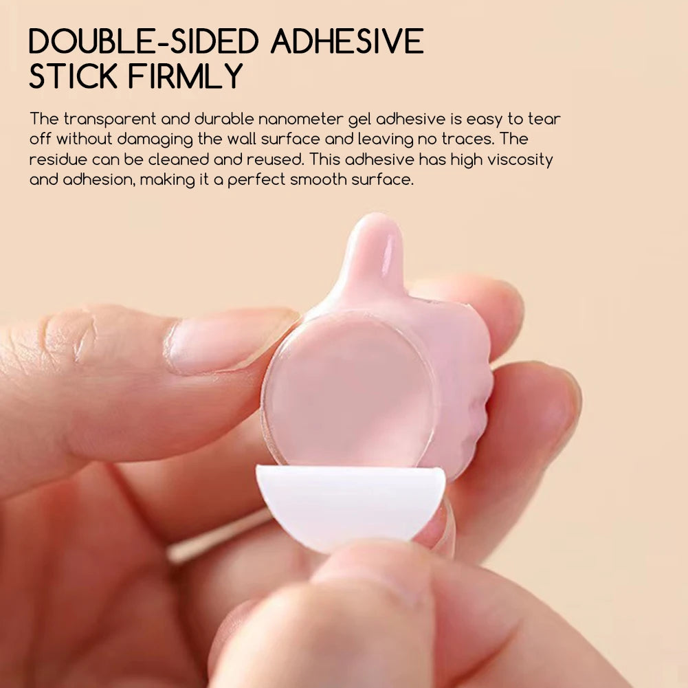 2-Pack Self-Adhesive Thumb Wall Hooks – Cable & Key Organizer Adhesive Wall Hooks SWANS