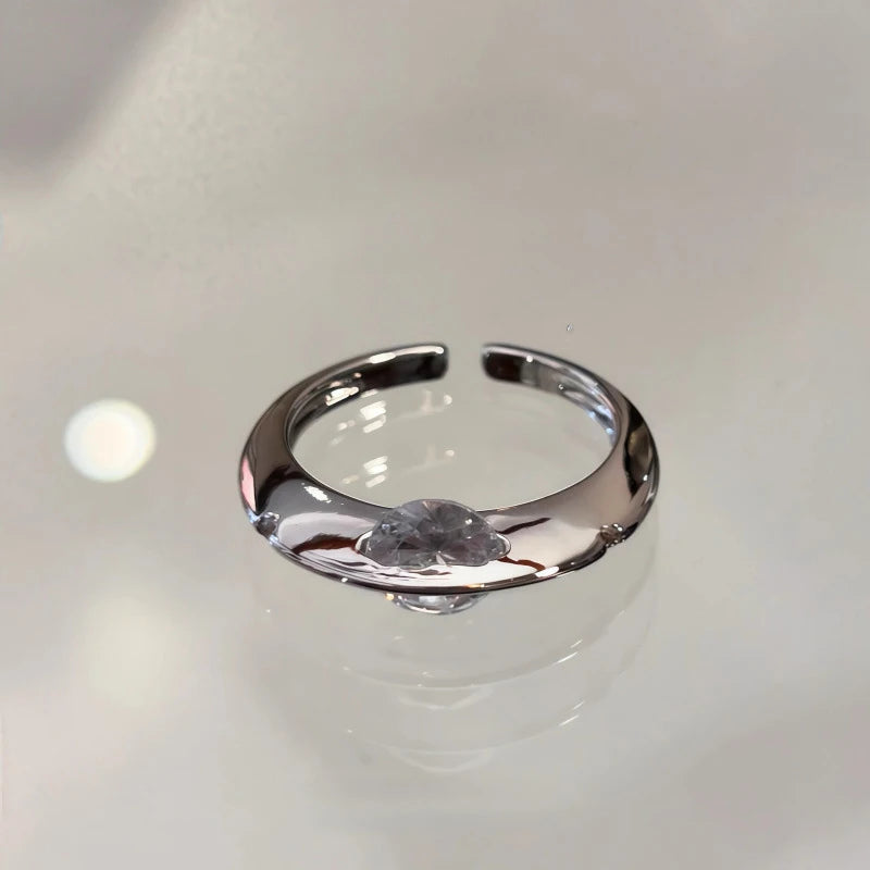 Zircon Planet Open Ring – Y2K Fashion Jewelry for Women & Men Fashion Ring SWANS