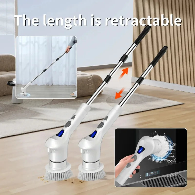 SWANS Rechargeable Electric Spin Scrubber Cordless Cleaning Brush Electric Spin Scrubber SWANS