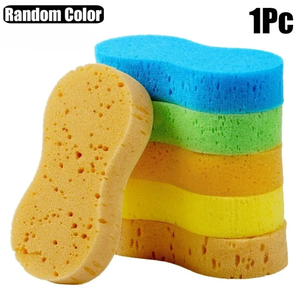 Large Honeycomb Car Wash Sponge – Scratch-Free High Density Foam Car Wash Sponge SWANS 1Pc-random color