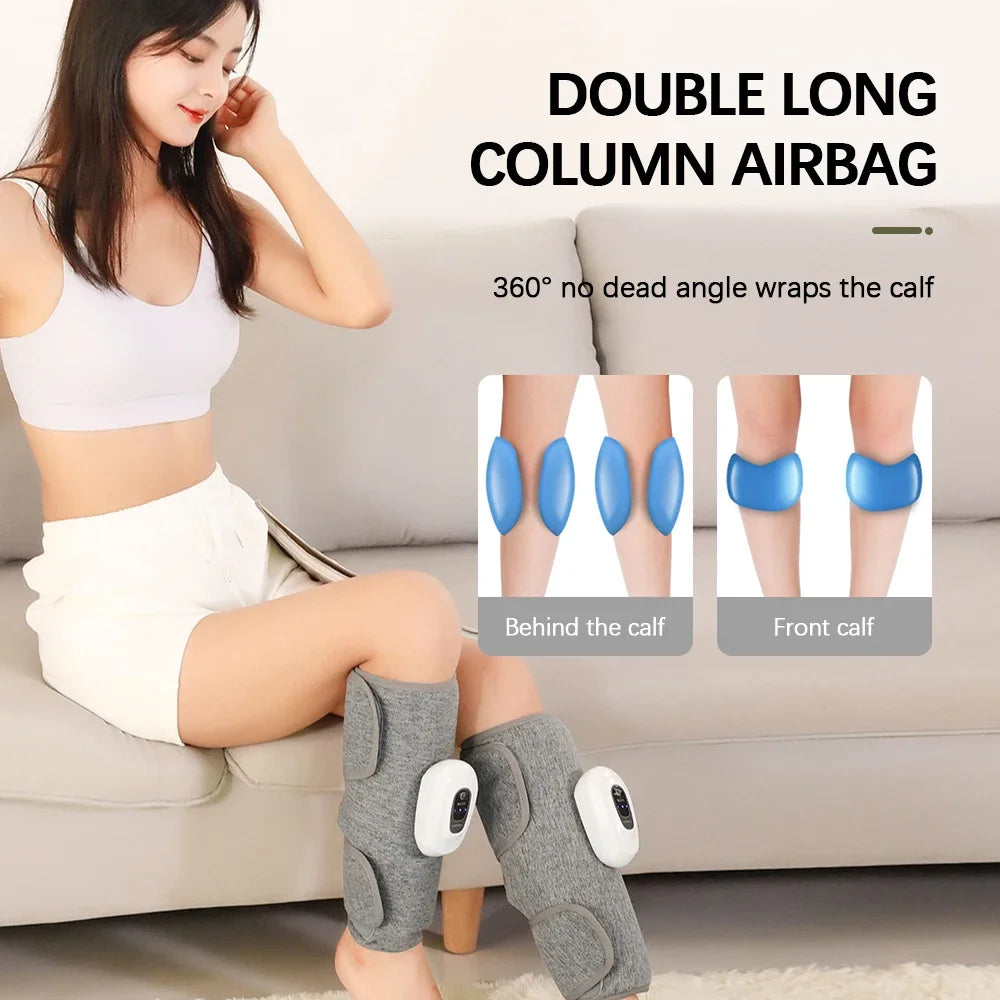 SWANS Wireless Air Compression Leg Massager – 3 Modes 360° Air Compression Massager SWANS