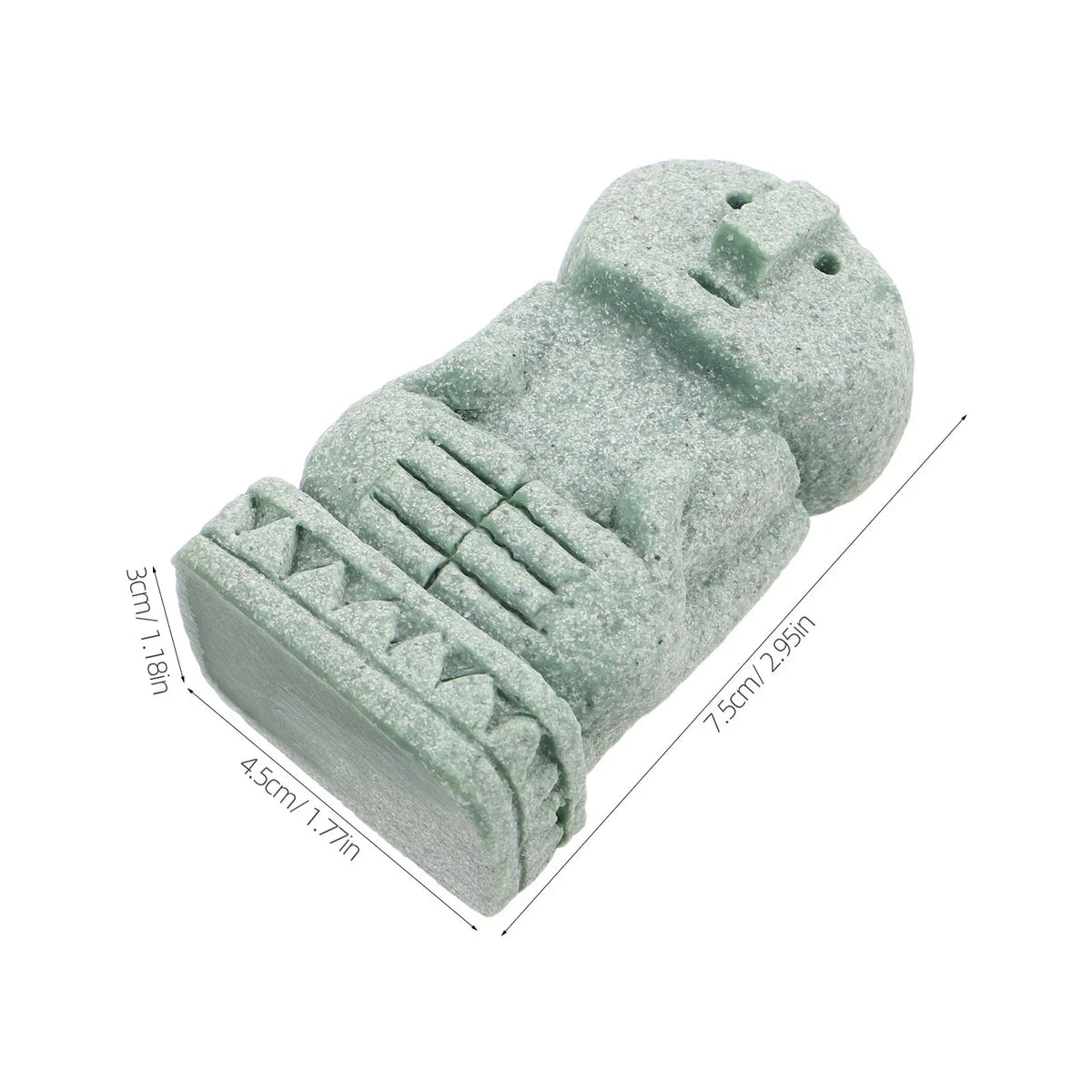 Miniature Thinking Man Zen Garden Statue – Balinese Decor Garden Figurine SWANS