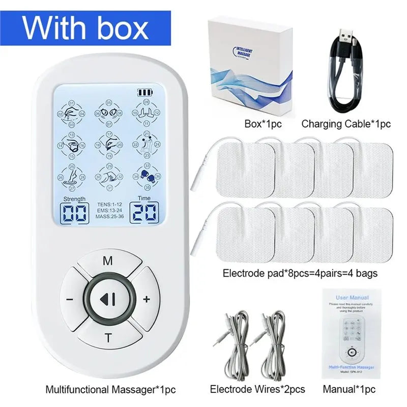 EMS Electric Muscle Stimulator – 36-Mode Digital Body Massager EMS Muscle Stimulator SWANS