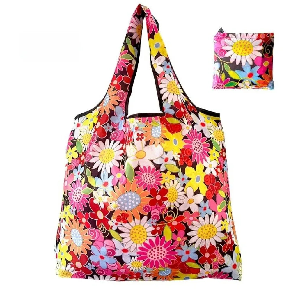 SWANS Large Foldable Reusable Shopping Bag – Heavy Duty Tote Reusable Shopping Bag SWANS