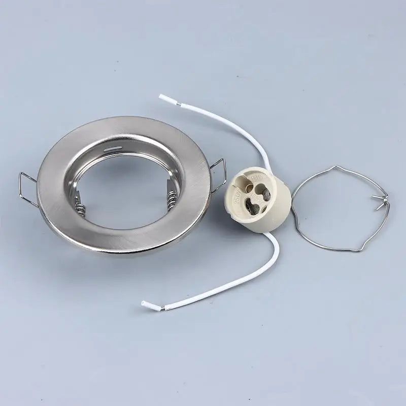 Round Recessed Downlight Holder – MR16 GU10 LED Spot Fixture Downlight Fixture Holder SWANS A1