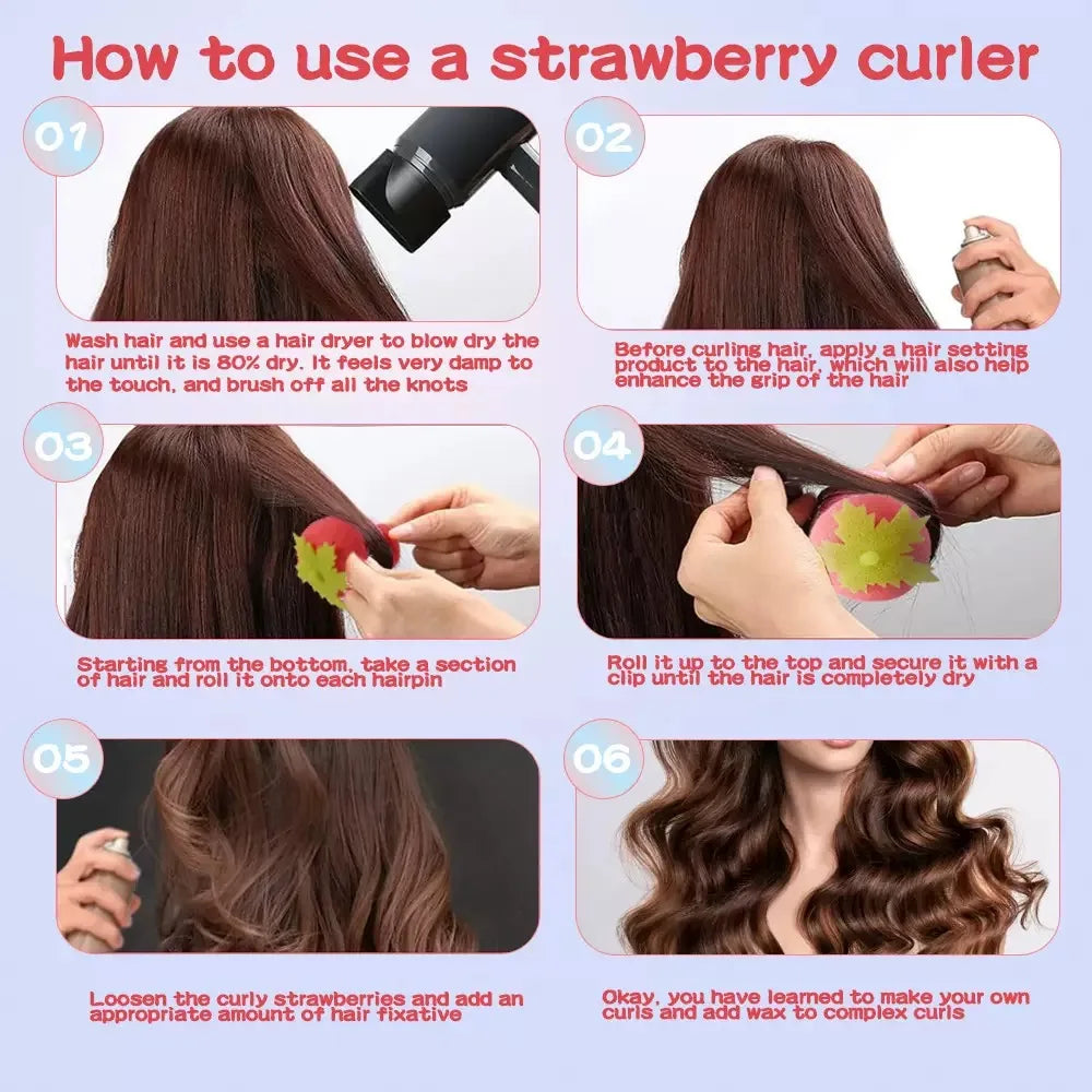 Foam Sponge Hair Rollers for Curly Styling – 1 to 12 Pack Foam Hair Rollers SWANS