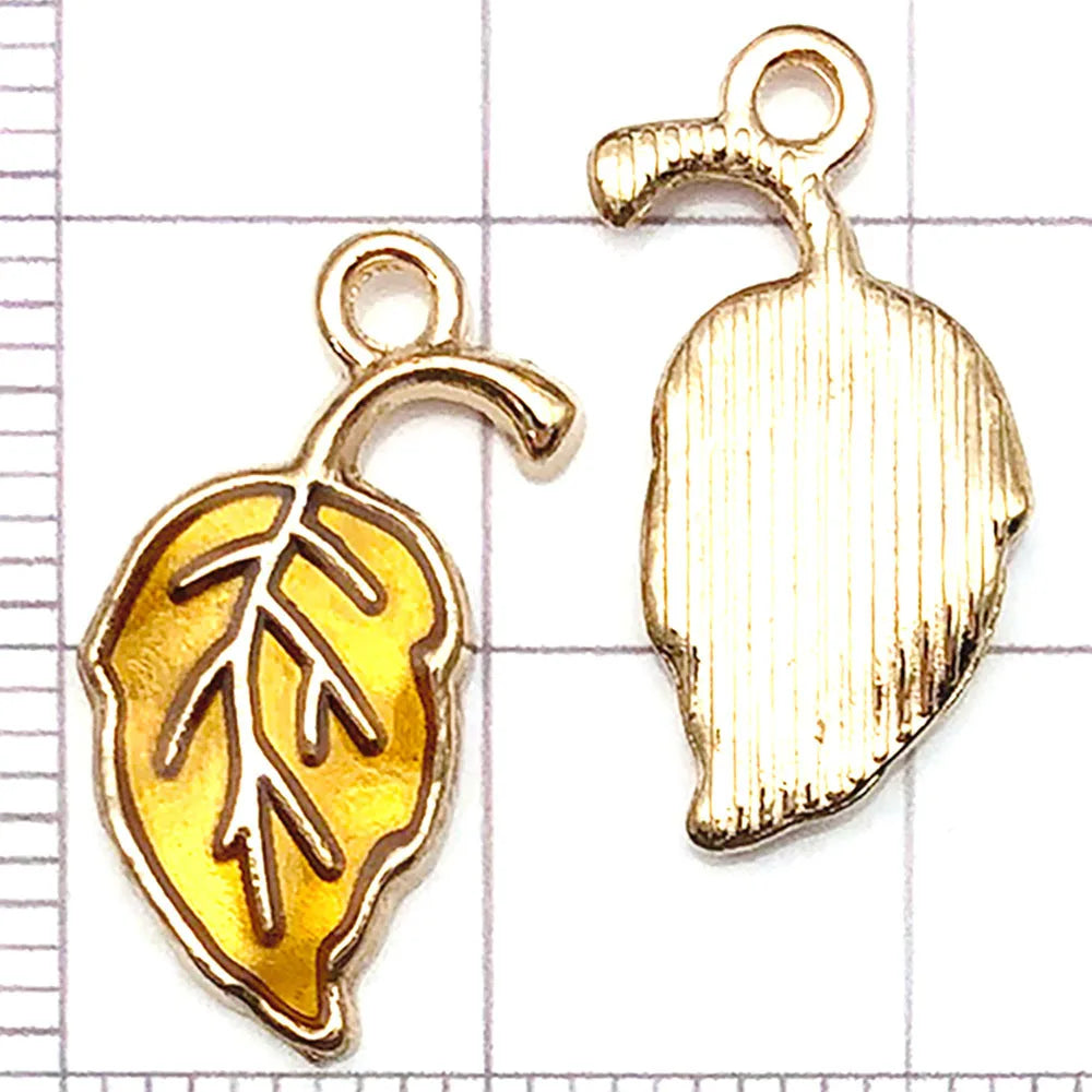 Yellow Sunflower Alloy Charm Pendant for DIY Jewelry & Keychains Jewelry Charm Pendant SWANS J