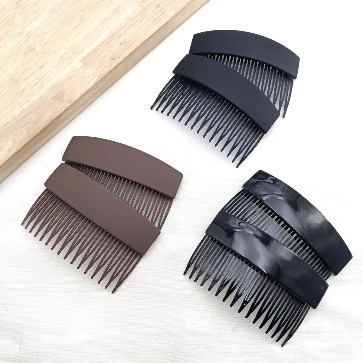 Women's Wide Hair Combs – Classic Back Head Comb Set 1/3/4/9 PCS Hair Comb Set SWANS 6 PCS MHSSKLHS