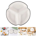 Ceramic Divided Serving Plate – Multi-Compartment Dish Divided Serving Plate SWANS Default Title