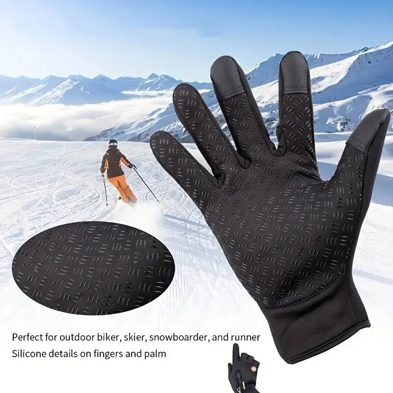 Thermal Touchscreen Winter Gloves – Driving, Cycling, Running Winter Sport Gloves SWANS