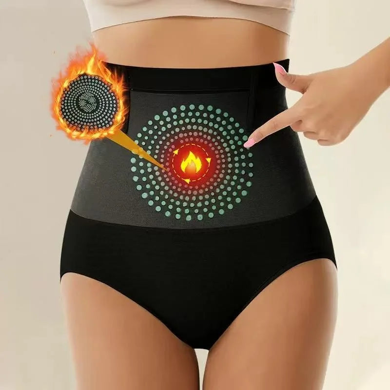 Seamless High Waist Tummy Control Shaping Briefs – Women Shaping Briefs SWANS black M 1pc