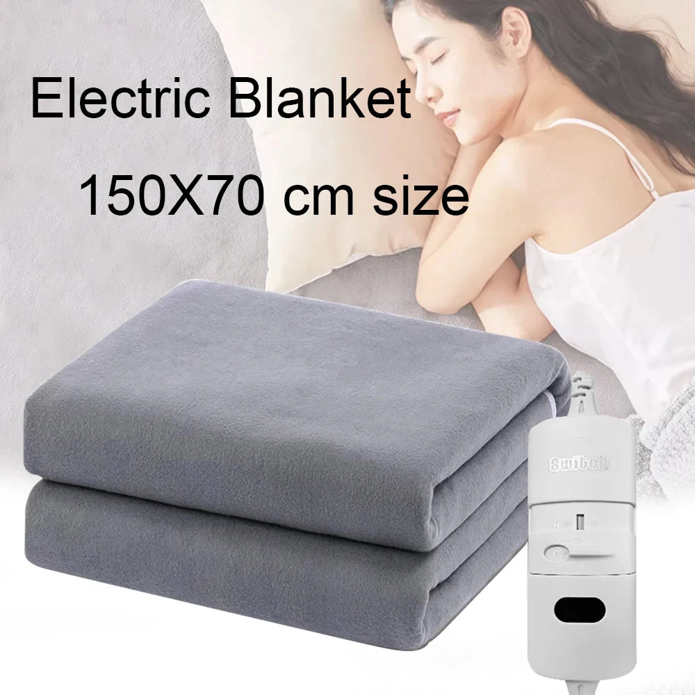 YTYIN Electric Heated Blanket 220V EU – Thermostat Bed Warmer Electric Heated Blanket SWANS