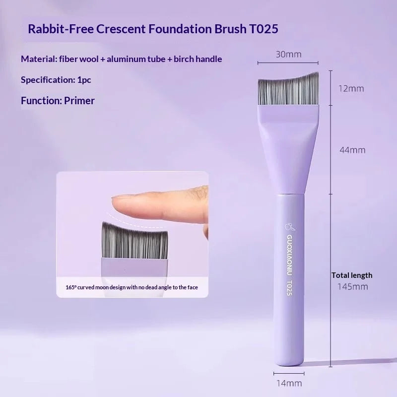 Moon Shape Foundation Brush – Flat Kabuki for Liquid Makeup Makeup Brush SWANS