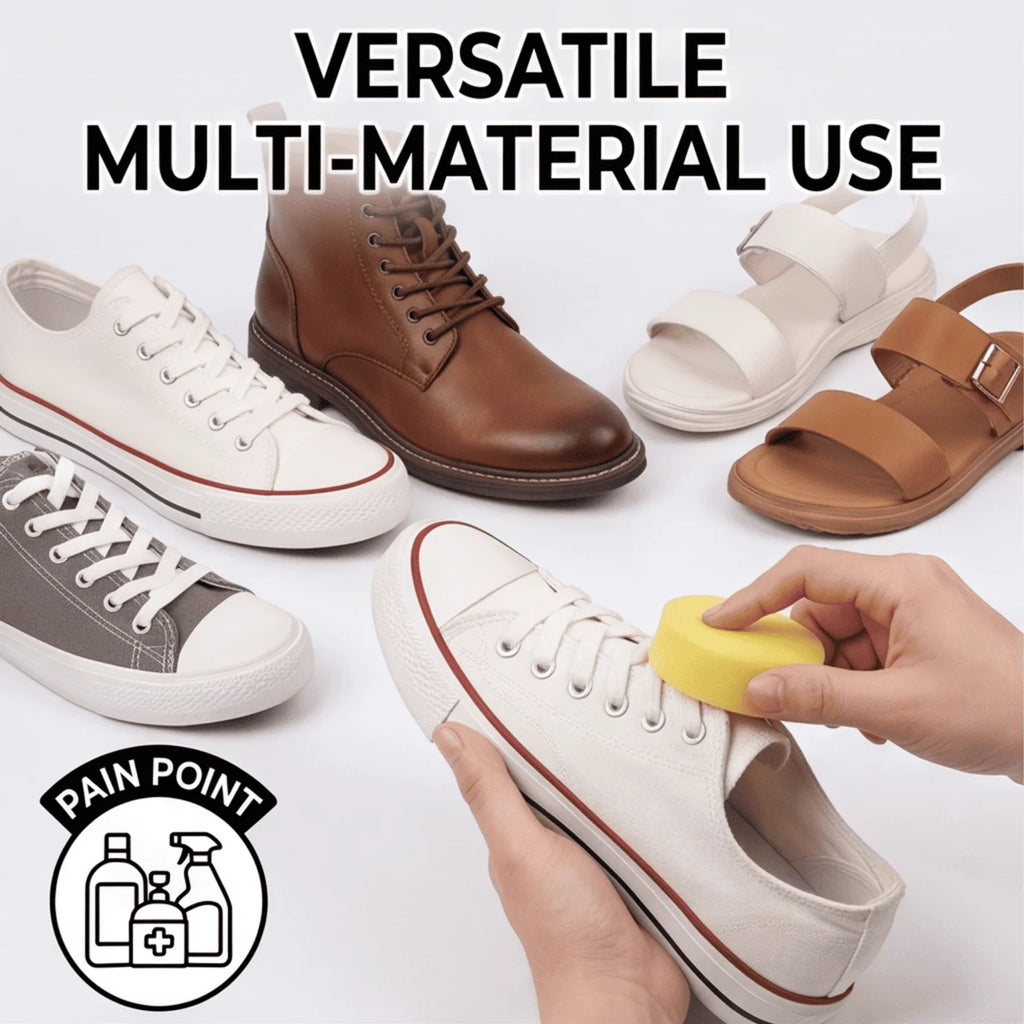 White Sneaker Cleaning Paste 100g – Waterless Stain Remover Shoe Cleaning Paste SWANS