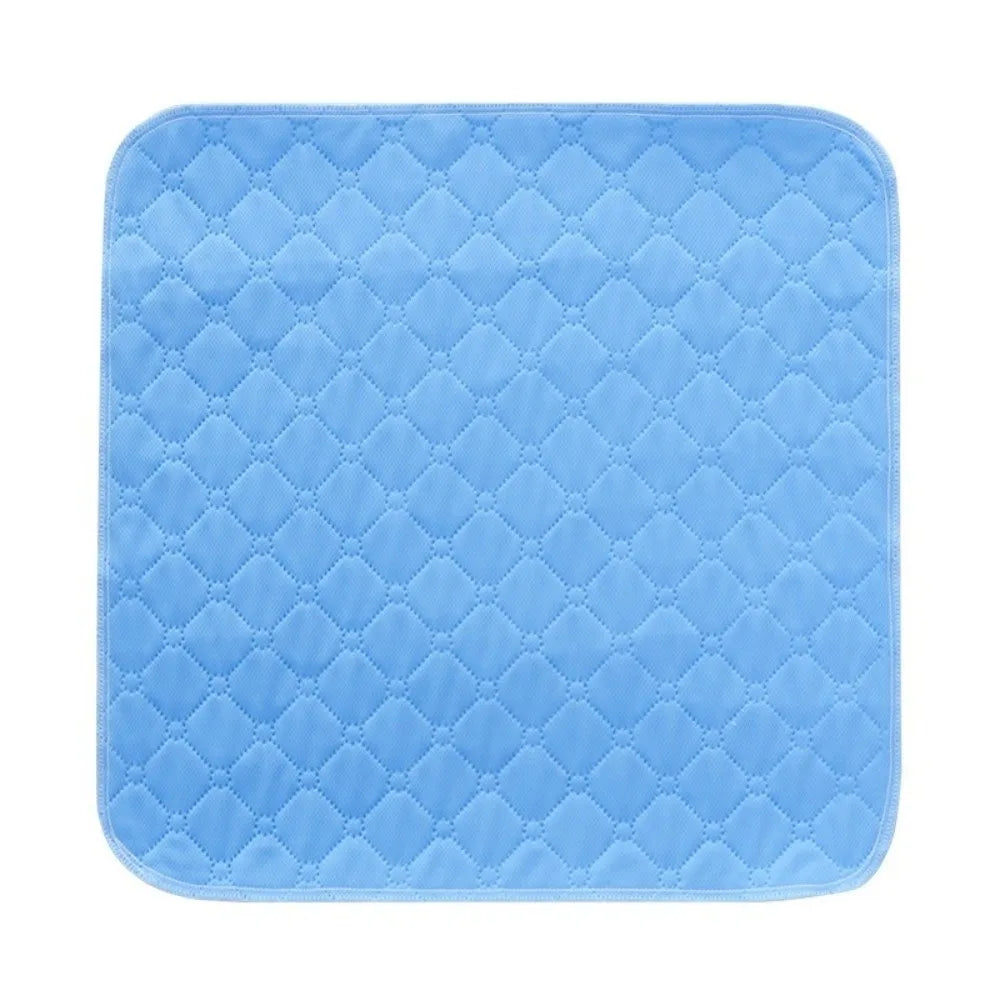 Washable Wheelchair Seat Cushion Waterproof Non-Slip 50×50cm Wheelchair Seat Cushion SWANS Blue