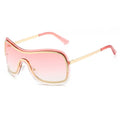 TOYEARN Y2K Steampunk Sunglasses UV400 – Women & Men Fashion Sunglasses SWANS Pink As the picture