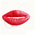 Oversized Fake Lips Prop – Halloween Cosplay Party Accessory Costume Prop SWANS Red 10cm 5.5cm