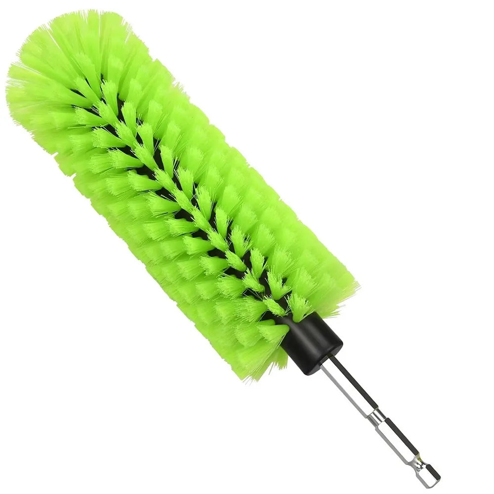 SWANS Nylon Drill Brush Attachment 1/4" Hex Power Scrubber Drill Cleaning Brush SWANS Green