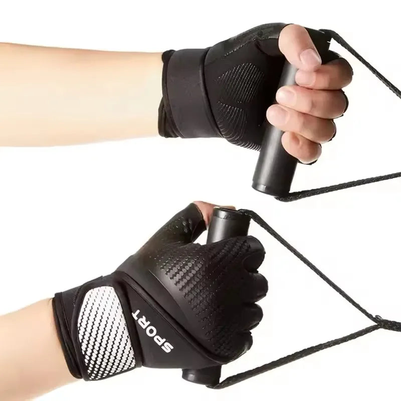 Workout Gloves Wrist Wrap – Palm Protection & Extra Grip Workout Gloves SWANS