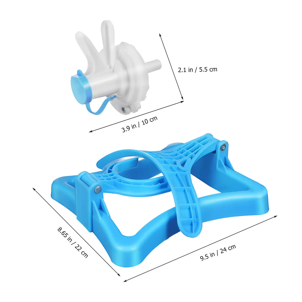 Collapsible Water Jug Holder Stand with Wheels – Adjustable Height Water Jug Stand SWANS